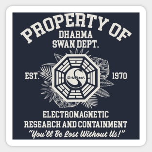 Property of Dharma Swan Department Dks Sticker